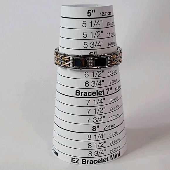 Vintage Two-Tone Disney Women's Mickey Mouse MUO159 Date Quartz Watch - Working - Picture 14 of 14